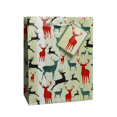 Einkaufsgewohnheit Druckpapiertüte-Kraftpapier-schöne Weihnachtsgeschenk-Taschen