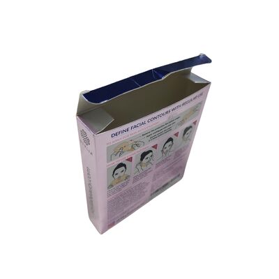 Guter Preis Anpassungsfähige Kosmetikpapierbox mit Druckschneidung, Kreuzung, Kleben und teilweisen Warmstempeln aus beschichtetem weißem Karton für Hautpflegeverpackungen Online