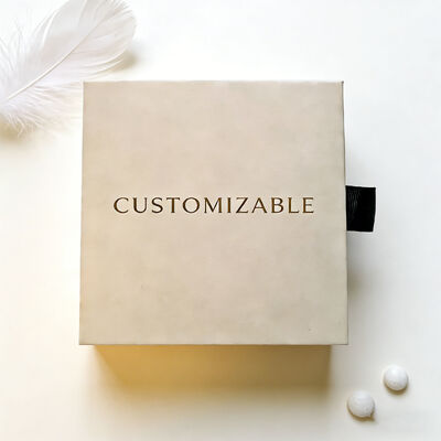 Guter Preis Graue Platte spezielles Papier Schmuckpapier-Box mit Heißstempel und Prägeform angepasste Größe perfekt für Geschenke und Einzelhandel Anzeige online