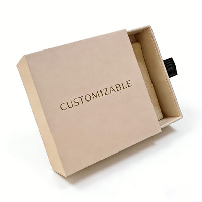 Guter Preis Custom Schmuckpapier-Box mit Grautisch montiert Spezialpapier Heißstempel und Prägungen ideal für die Verpackung von Ringen Halsketten und Geschenke online