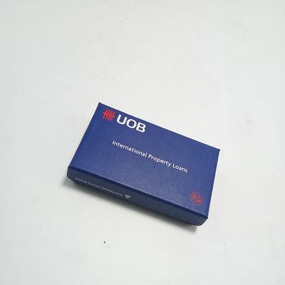 Guter Preis Kleiner Deckel-und Basis Bax blauer Usb Verpackenkasten mit schwarzem EVA-Einsatz Online