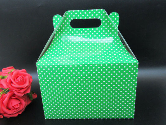 Guter Preis Papierkästen buntes Punkt-Kuchen-Pappschachtel-Geschenk Bomboniere, die Bevorzugung heiraten Online