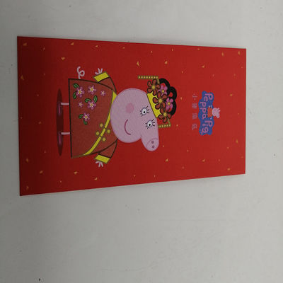 Guter Preis Chinesische rote Paket-rote Außenseiten-chinesische Hochzeits-Umschläge Karikatur Pritning Online