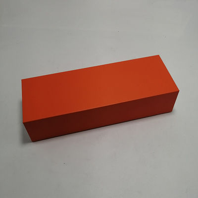 Guter Preis Orange Druckpapier-Kasten-Buch-Art-kundenspezifische Geschenkbox, die mit Magneten verpackt Online