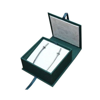 Guter Preis Der Schmuck-Geschenk der grünen Pappschmuck-Geschenkbox-Männer, das für Ohrringe verpackt Online
