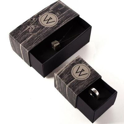 Guter Preis Öffnende Papierkasten-Fach-Art-Geschenkbox des Schmuck-zwei für Ringe/Halsketten Online