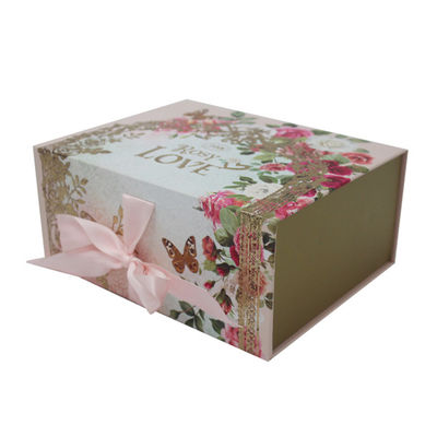 Guter Preis Bunte Druckbuch-Art-Verpackenkasten Druckgeschenkboxen mit Band Online