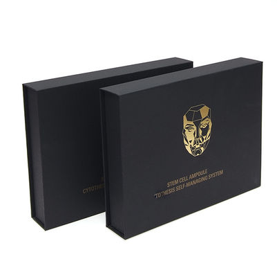 Guter Preis Buchen Sie Artpapierpappschachteln Kosmetik-Verpackenkasten-recyclebare schwarze Farbe Online