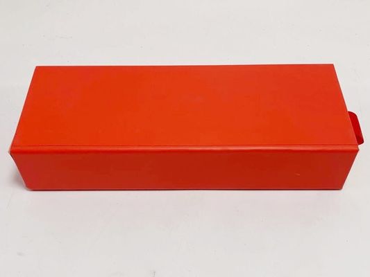 Guter Preis Orange Papierfach-Kasten-Gewohnheit druckte Geschenkbox-Matt-Laminierung 157gsm Online