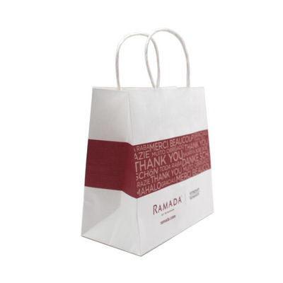 Guter Preis Fertigen Sie Kraftpapier-Tasche wegnehmen aufbereiten 8 Farbe-Flexo-Drucken kundenspezifisch an Online