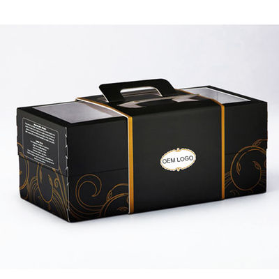 Guter Preis Verpacken- der Lebensmittelkuchen-Pappschachtel stempelschnitt Matt/glattes Laminierungs-Vollenden Online