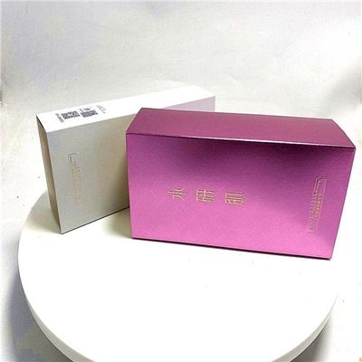 Guter Preis Recyclebare rosa Fach-Art Hautpflege-kosmetischer verpackender Kasten Online