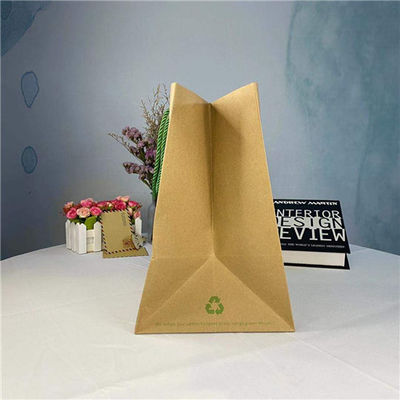 Guter Preis 100% recyclebares Kraftpapier-Mitnehmertaschen für Restaurant Online